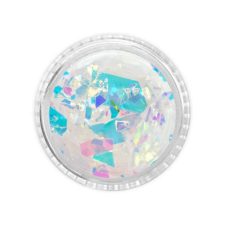 Pearl Mermaid Flakes M7 - fehér körömdíszítő