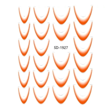  Pearl nails Segédvonalas francia körömmatrica - Piros körömdíszítő