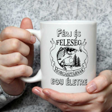  Pecás bögre - Férj és feleség horgásztársak bögrék, csészék