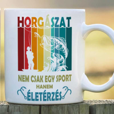 Pecás bögre - Horgászat nem csak egy sport bögrék, csészék