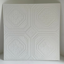  Pécs beltéri fehér festhető hungarocell polisztirol álmennyezet, mennyezet burkolat (50x50cm) tapéta, díszléc és más dekoráció
