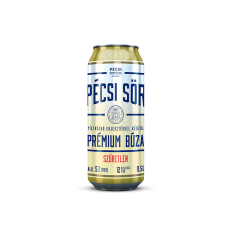  PECS Sör Prémium Lager BÚZA Szűretlen 0,5 DOB 5% /24/ sör