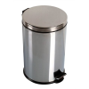  Pedálos szemetes, fém, 12 l, króm