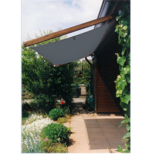 Peddy Shield napvitorla kötélfeszítő technika 330 cm x 200 cm antracit kerti bútor