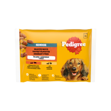 Pedigree Senior Vegyes nedveseledel aszpikban 4x100g kutyaeledel