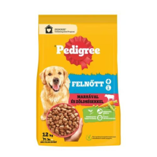  Pedigree száraz kutyaeledel Adult Marha-zöldség – 12+3 kg kutyaeledel