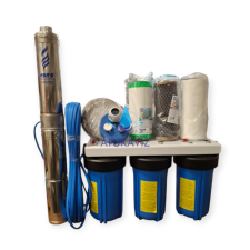 Pedrollo Pedrollo 4SR 2/17-S PM 65Liter 13.3bar búvárszivattyú + szűrő szivattyú