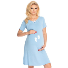 Peekaboo Gloria kismamahálóing patentokkal, kék L/XL hálóing, pizsama