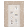  Pelenkázólap puha Softy – Afrikai Álom Bézs 70x50 cm | Bélelt, vízhatlan, állatmintás pelenkázó alátét