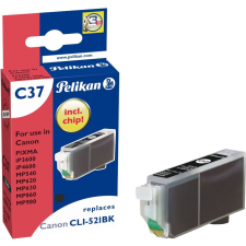 PELIKAN (Canon CLI-521 BK) Tintapatron Fekete nyomtatópatron & toner