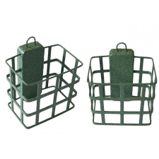 PELLET FEEDER LEMEZ-SZÖGLETES SZINTER-ZÖLD 200G horgászkiegészítő