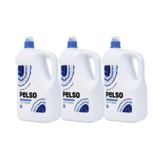 Pelso folyékony mosószer, fehér és színes ruhákhoz, 3x5L tisztító- és takarítószer, higiénia