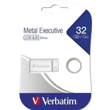  Pendrive, 32GB, USB 2.0,  VERBATIM "Executive Metal", ezüst pendrive