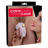  Peniscage - szilikon péniszketrec (fehér)