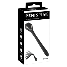 Penisplug Penis Plug - akkus húgycsővibrátor (fekete) vibrátorok