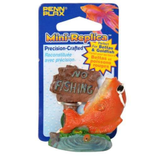 PENN PLAX Dekoráció 6,4cm NO FISHING akvárium dekoráció