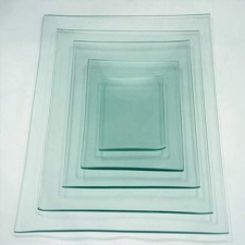 Penta Collection Üvegtál négyszög 25*25cm dekorációs kellék