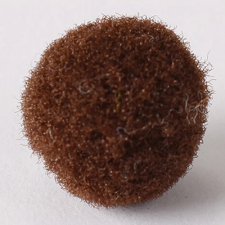 Penta Collection Zsenília pompon 2 cm, 100 db / csomag sötétbarna dekorációs kellék