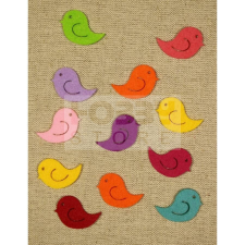 Pentacolor Kft. Filcfigura - Mini madárka (12db/cs) 27457 dekorációs kellék