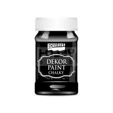 Pentacolor Kft. Pentart Dekorfesték lágy (chalky) ébenfekete 100 ml 38783 hobbifesték