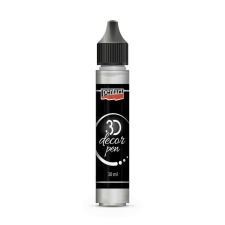 Pentart 3D dekortoll 30ml - Átlátszó kristály 33841 filctoll, marker