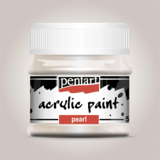 Pentart akrilfesték gyöngyház fehér 50ml akrilfesték