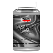  Pentart bársonypor, szürke, 9 gr. dekorációs kellék