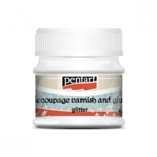 Pentart Decoupage ragasztólakk GLITTERES 50ml Pentart dekorációs kellék