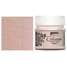 Pentart Delicate metál akrilfesték - rózsaarany akrilfesték
