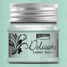 Pentart Delicate textilfesték 50ml - zöldezüst textilfesték