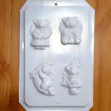  Pentart gipszkiöntő forma - macik dekorációs kellék