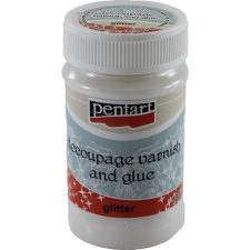  Pentart glitteres decoupage ragasztó, 100 ml ragasztó