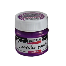Pentart Kreatív akrilfesték Pentart metál 50 ml lila akrilfesték