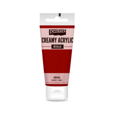 Pentart Krémes akrilfesték metál BORDÓ 60 ml akrilfesték