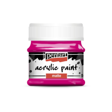 Pentart Matt akrilfesték 50 ml - Magenta akrilfesték