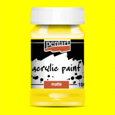 Pentart Matt akrilfesték - SÁRGA 100ml | Pentart akrilfesték