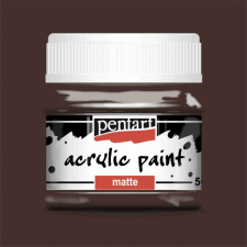 Pentart Matt akrilfesték - SÖTÉTBARNA 50ml | Pentart akrilfesték