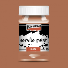 Pentart Matt akrilfesték - VÖRÖSBARNA AGYAG 100ml | Pentart akrilfesték