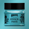 Pentart Stencil paszta 50ml gyöngyház türkiz Pentart