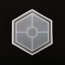 Pentart Szilikon öntőforma - Szappantartó - hatszög dekorációs kellék