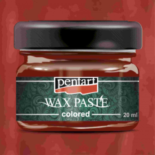 Pentart színes viaszpaszta 20ml - piros dekorációs kellék