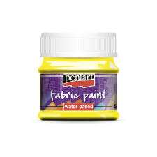 Pentart Textilfesték - alap színek - sárga - 50ml textilfesték