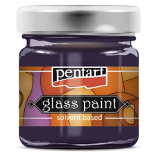  Pentart üvegfesték oldószeres 30 ml lila üvegfesték