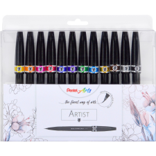 Pentel Brush Sign Pen SESF30C-12 - 12 db szett (SESF30C-12) filctoll, marker