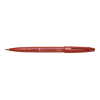 Pentel Ecsettoll, kalligrafikus hajlékony hegyű, Pentel SES15C-B piros