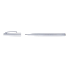 Pentel Ecsettoll, kalligrafikus hajlékony hegyű világosszürke (SES15C-N2X) (SES15C-N2X) filctoll, marker