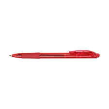 Pentel Golyóstoll, 0,35 mm, nyomógombos, PENTEL BK417, piros (PENBK417P) toll