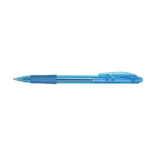 Pentel Golyóstoll, 0,35 mm, nyomógombos, PENTEL "BK417", világoskék toll