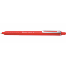 Pentel Golyóstoll, 0,35 mm, nyomógombos, pentel "izee", piros bx467-b toll