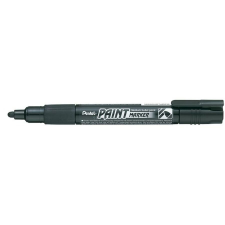 Pentel Lakkmarker, 2 mm, kúpos, PENTEL "MMP20", fekete filctoll, marker